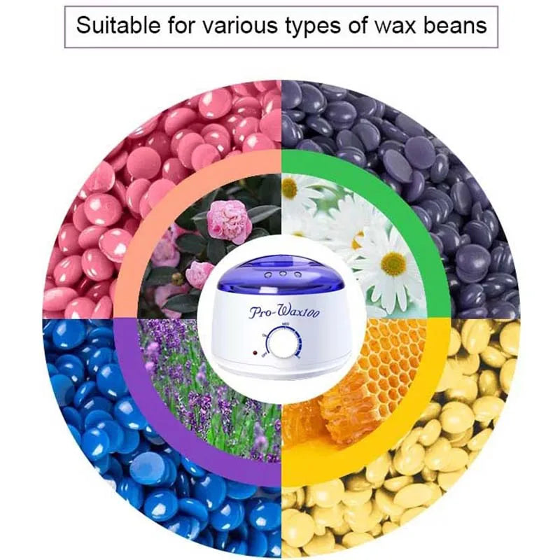 Wax Heater Machine SPA Body Epilator Paraffin Wax Pot Smart Fast Melt  HairRemoval Wax Beans Bead Heating Tool