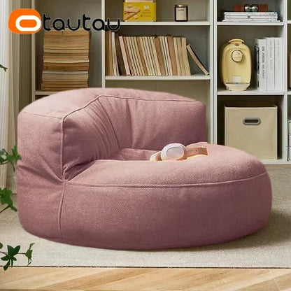 OTAUTAU Filled Bean Bag with Filler Waterproof Beanbag Pouf Chair Garden Beach Pool Puff Ottoman Salon Sofa Seat SF133