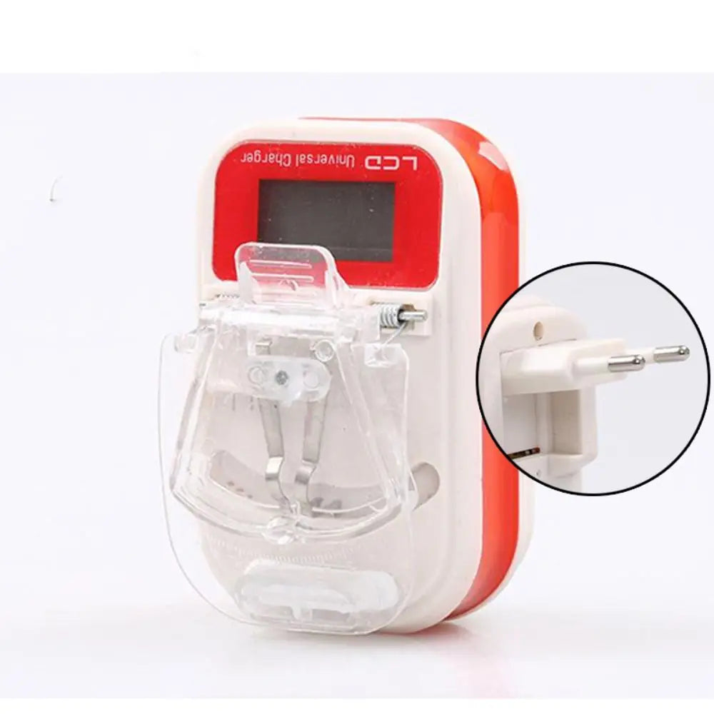 Phone Battery Portable with LCD Indicator Screen Phone Accessories USB Adapter Battery Charger Universal Charger Charging Dock