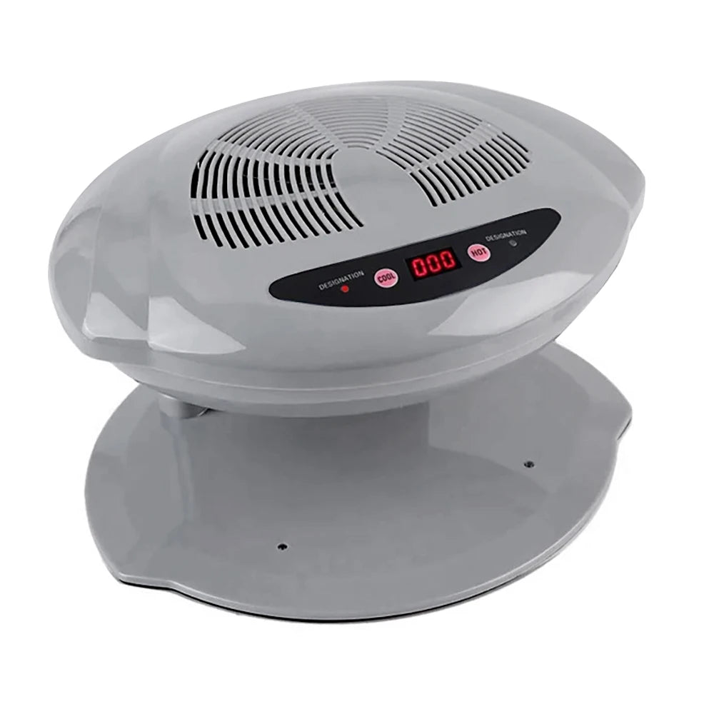 Nail Dryer Nail Fan Hair Dryer with Automatic Hot and Cold Air Function Nail Tools Suitable for Curing Fingernails and Toenails