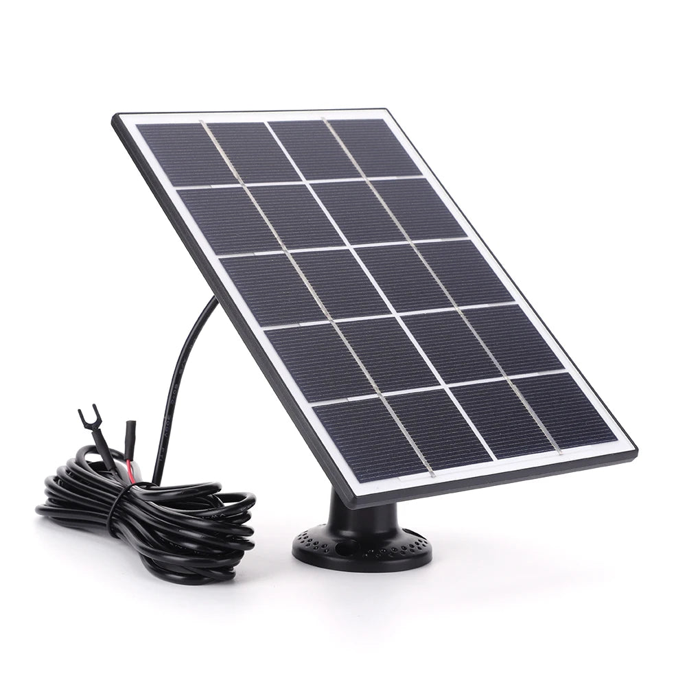 4W Solar Charger IP65 Waterproof Solar Panel Charger 9.8Ft Charging Cable Solar Panel Kit for Ring Video Doorbell 4/3/3 Plus/2