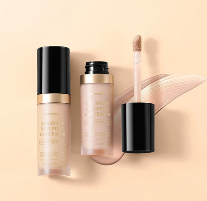 lakerain 5 color multipurpose concealer natural finish brighten skin tone cover dark circles concealer liquid
