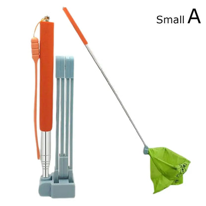 28.7-inch Long Handle Steel Dog Cat Pet Poop Scoop Garbage Grabber Dirt Picker Environmentally Friendly Clean Pet