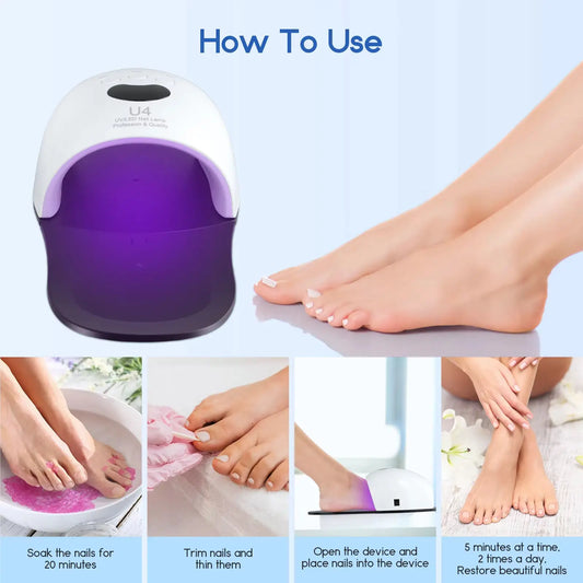 Nail and Foot Drying Lamp, Quick-Drying, Fast-Drying, Professional Led Curing Tool for Nail Salons, High-Power