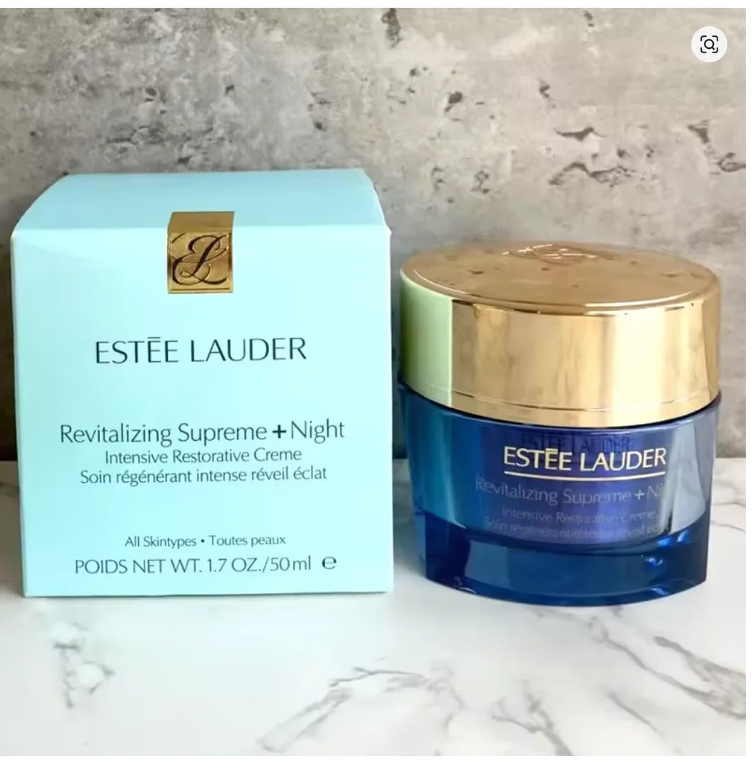Estee Lauder Revitalizing Supreme+ Night Moisturizer Night Cream15ml/0.5oz, Original Skin Cares for Women/Men, Beauty Care