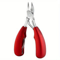 1PACK Toenail Clippers - Stainless Steel Pedicure Tools with Sharp Curved Blade Grooming Tool Christmas Gift