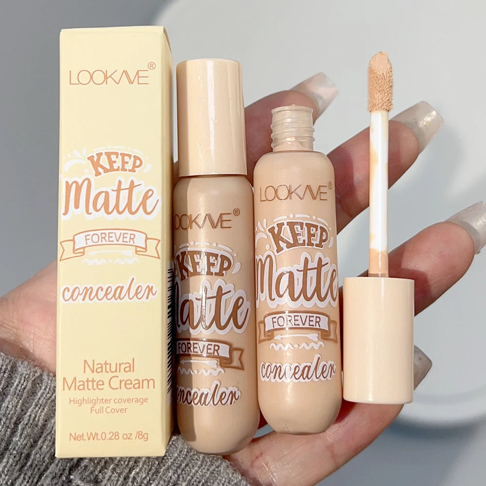 Waterproof Matte Liquid Concealer Cream Makeup Moisturizing Cover Acne Dark Circles Foundation Modify Face Contouring Cosmetics
