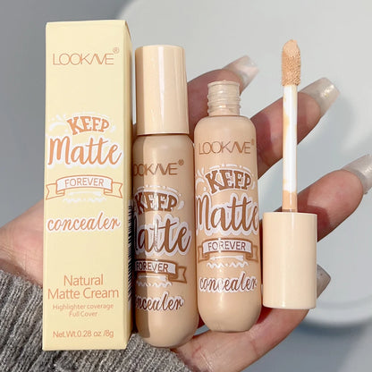 Waterproof Matte Liquid Concealer Cream Makeup Moisturizing Cover Acne Dark Circles Foundation Modify Face Contouring Cosmetics