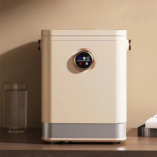 Portable Ice Maker 1.5L, 220V Mini Electric Machine for Home/Dorm/Cafe with Automatic Clean & Energy Saving Campus Use
