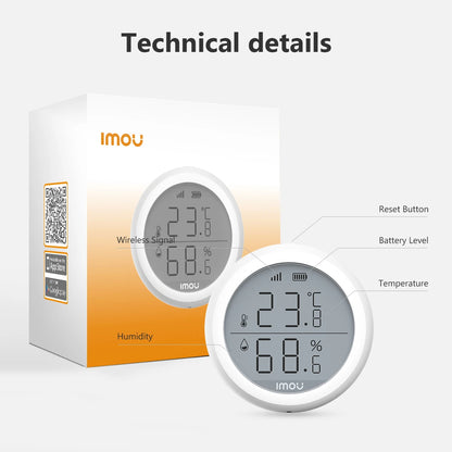 IMOU IOT-ZTM1-EU Zigbee 3.0 sensor specs — 120m range, 1-year battery, Alexa compatible