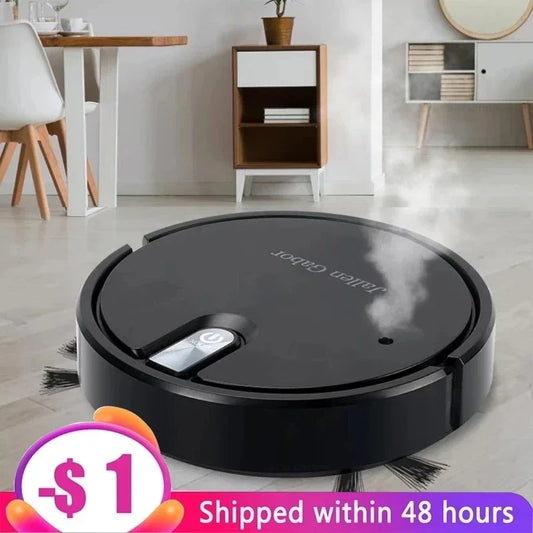 2025 New 5-in-1 Wireless Smart Sweeping Robot Multifunctional Ultra-quiet Vacuum Mopping and Humidifying Home Appliance