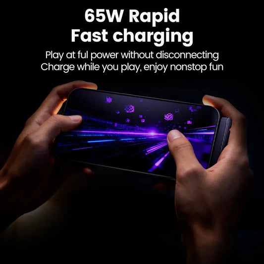 65W USB Fast Charging Cable With Foldable Phone Holder 2-in-1 Type-C Quick Charge Data Wire USB C Charging Line For Mobile Phone - Merit Sell