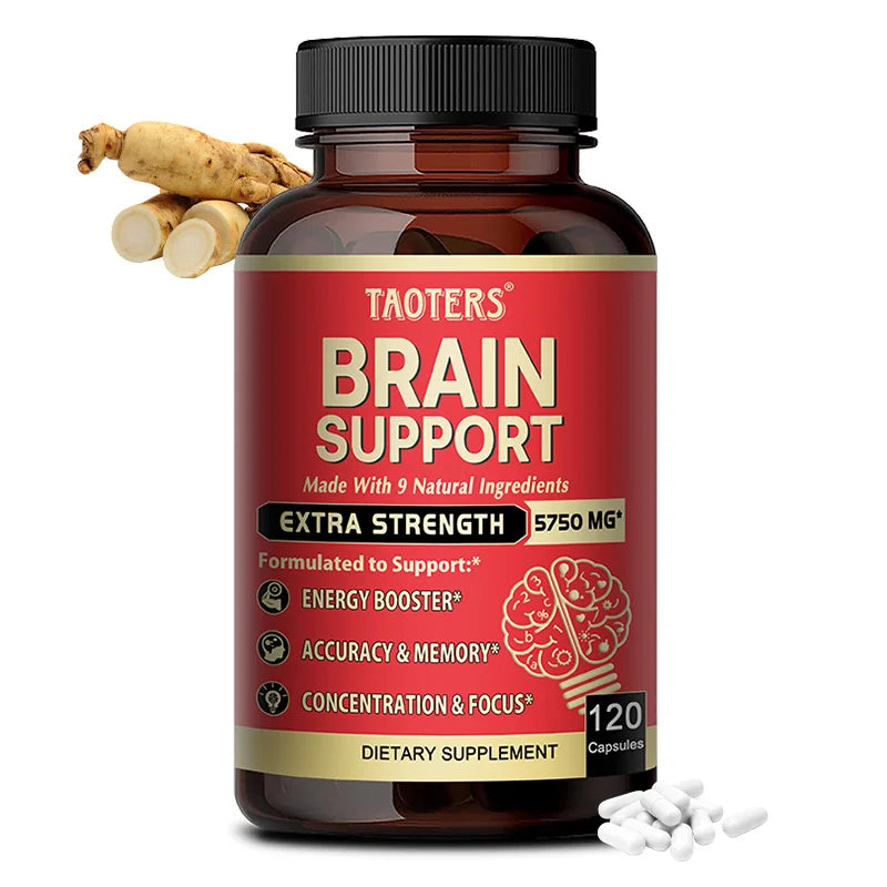 Advanced Nootropic Brain Capsules - Bacopa Monnieri, Support Memory Focus Cognition Mental Clarity & Daily Brain Performance