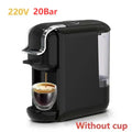 110V 220V 1450W 600ml 19-20Bar 4In1 Multi Capsule Coffee Machine Cold Hot Milk Italian Portable Nespresso Capsule Coffee Machine
