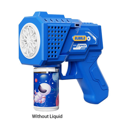 2025 Unicorn Electric Bubble Gun Kids Toy Bubbles Machine Automatic Soap Blower with Light Outdoor Party Games Children Gift Toy