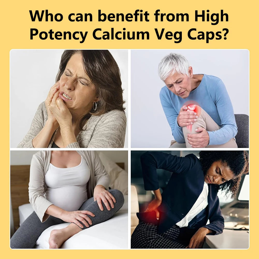 Calcium Citrate Capsules, Advanced Bone Support Blend, Gentle Digestion Formula, Vegan, Non-GMO