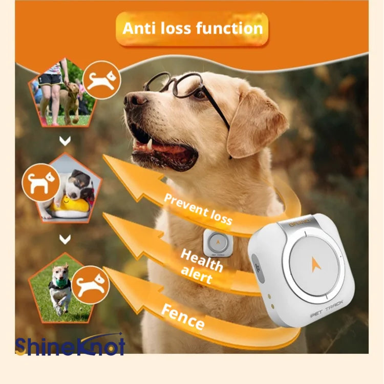 SHINEKNOT Pet Locator Waterproof Wireless Dog Anti Loss Tracker Cat Lost Gps Tracker Health Detector Dog Accessories