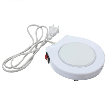 Protable Electronic Coffee Milk Tea Cup Heater Mug Insulation Cup Heater Warmer Pad Office Electric Cup Heater US Plug
