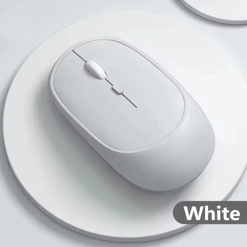 2025 New Wireless Mouse Bluetooth USB Silent Mice Adjustable DPI Ergonomic Design Rechargeable Gaming Mouse For Xiaomi Tablet