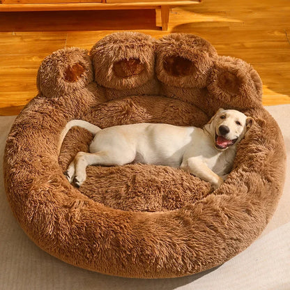 Plush Kennel Dog Mat Warm Winter Sleeping Pad for Large Dogs Dog Crate Pad for Deep Sleeping, Pet Supplies Winter Pet Nest