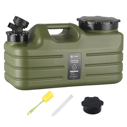 5L Water Storage Container with Faucet Drinking Water Bucket Large Capacity Water Dispenser Carrier for Vehicle Car Camping - Merit Sell