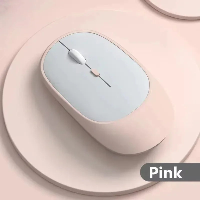 2025 New Wireless Mouse Bluetooth USB Silent Mice Adjustable DPI Ergonomic Design Rechargeable Gaming Mouse For Xiaomi Tablet