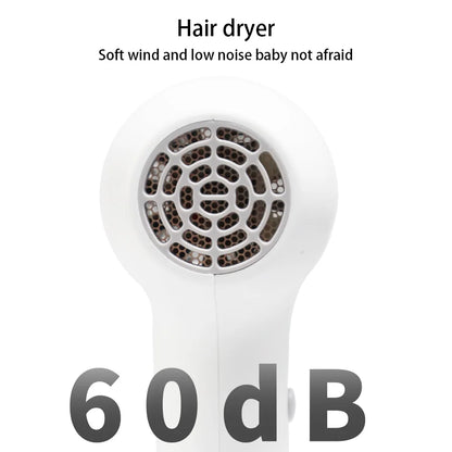 60W Small Wireless Hair Dryer  Thermostatic Blowing Convenient  No Radiation Low Noise Suitable For Infants And Children