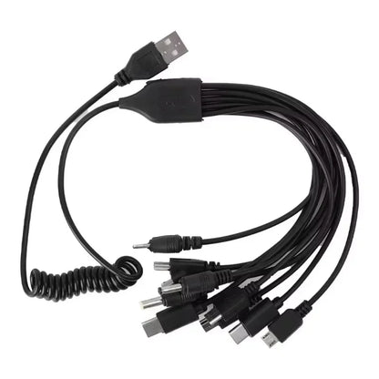 10 in 1 Micro USB Mobile Phone Charger Adapter Plug Usb Data Cable Charging Cable Data Wire Cord for Mobile Phone Universal