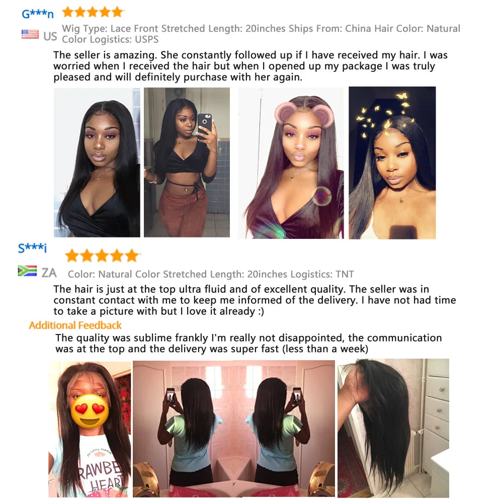 250 Density Bone Transparent Straight Human Hair Wigs Preplucking 38 Inch Straight Hd Lace Frontal Wig 13x6 Brazilian Human Hair