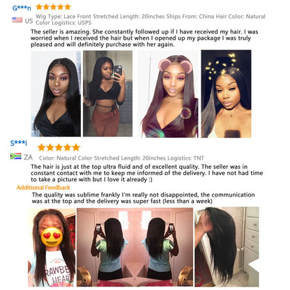 250 Density Bone Transparent Straight Human Hair Wigs Preplucking 38 Inch Straight Hd Lace Frontal Wig 13x6 Brazilian Human Hair