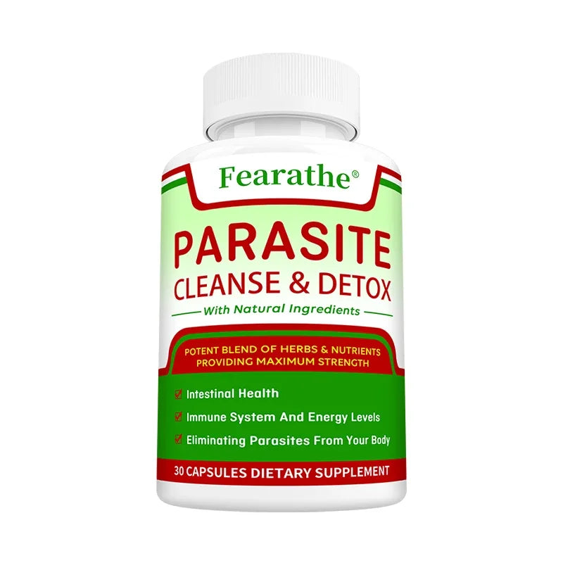 Parasite Cleanse & Detox Capsules - Promote Intestinal Cleansing and Detoxification, Relieve Constipation Supplements