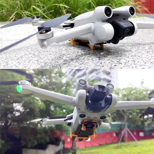 FULL-DJI Mini 3 Pro Drone Accessories: Fixed Bracket For Cellular 4G Module With Data Cable And Antenna, Orange
