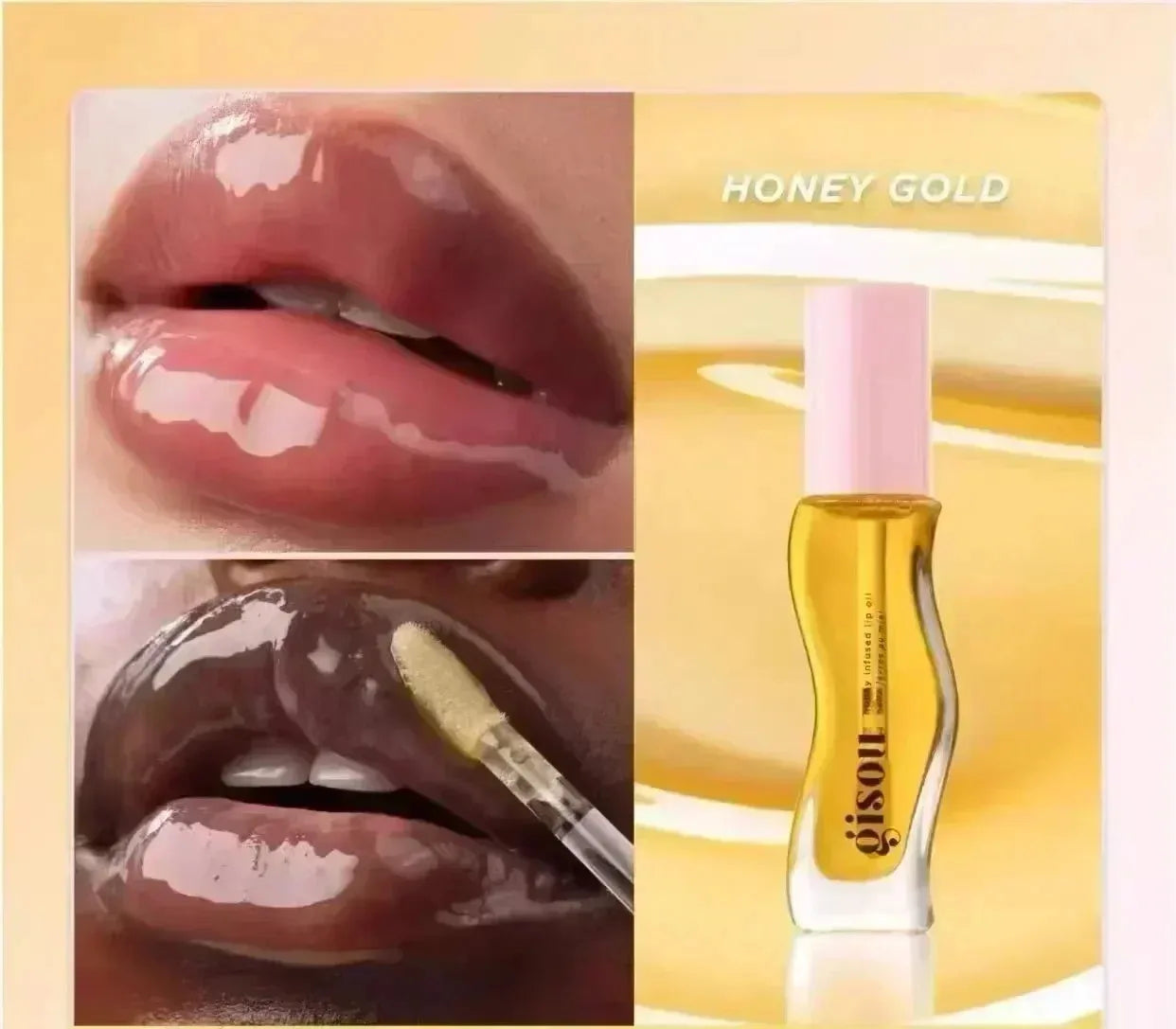 Hot Sale Gisou Moisturizing Lip Balm Lip Oil Gloss Care Of The Lips Benetitnt For Lips Plumping Exfoliating Plumping Gloss Oil - Merit Sell