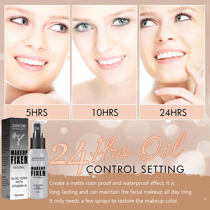 Makeup Setting Spray Long Lasting Sweatproof Oil Control Makeup Water Matte Non-sticky Refreshing Quick Fixer Spray Cosmetics