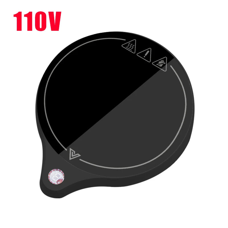200W Cup Heater Mug Warmer 100°C Hot Tea Makers Warmer Coaster 5 Gear Cup Heaters Coffee Milk Tea Heating Pad 110V/220V