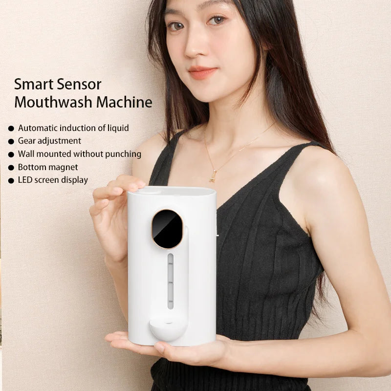 Automatic Mouthwash Machine Wall-Mounted 540ml Infrared SensoOral Cleansing Water Dispenser Soap Dispensers Bottle For Bathroom