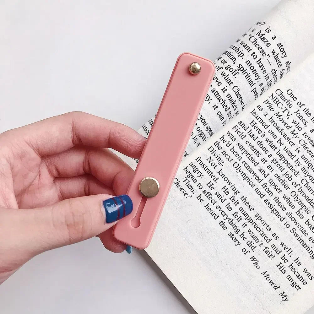 Phone Stand Grip Candy Color Silicone Telescopic Finger Strap Mobile Phone Desktop Bracket Smartphone Support