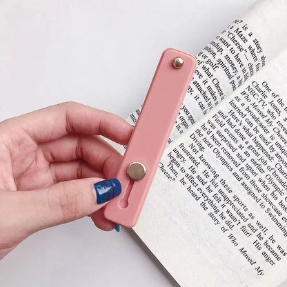 Phone Stand Grip Candy Color Silicone Telescopic Finger Strap Mobile Phone Desktop Bracket Smartphone Support