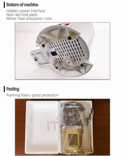 ITOP 3L Hot Chocolate Machine Chocolate Dispenser Rotary Blender Mixer Warmer for Chocolate Milk Coffee Cocoa Melting Maker