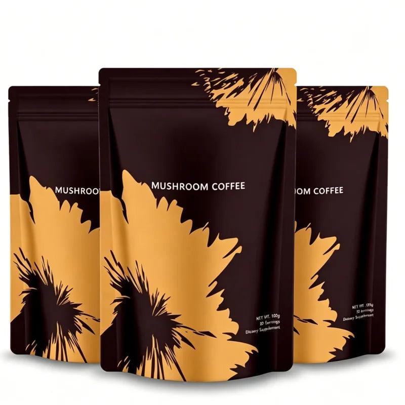 Organic Mushroom Matcha & Coffee, 2000mg Adaptogenic Blends, USDA Certified, Made in USA for Energy & Focus