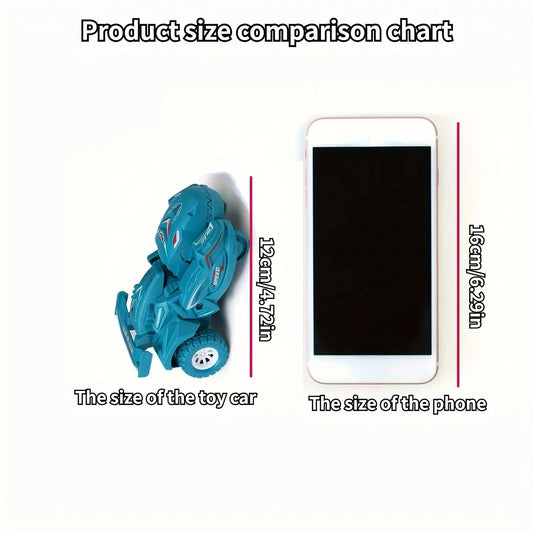 Transforming Toys Deformation Toy Inertial Sliding Dino Car Dinosaur Transform Car Toy Automatic Transformer Toy for KidsToddler