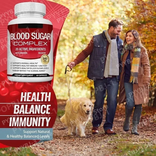 Blood Sugar Capsules Daily Wellness Supplements with Cinnamon & Alpha Lipoic Acid Ingredient Metabolic Balance Support 60 Count