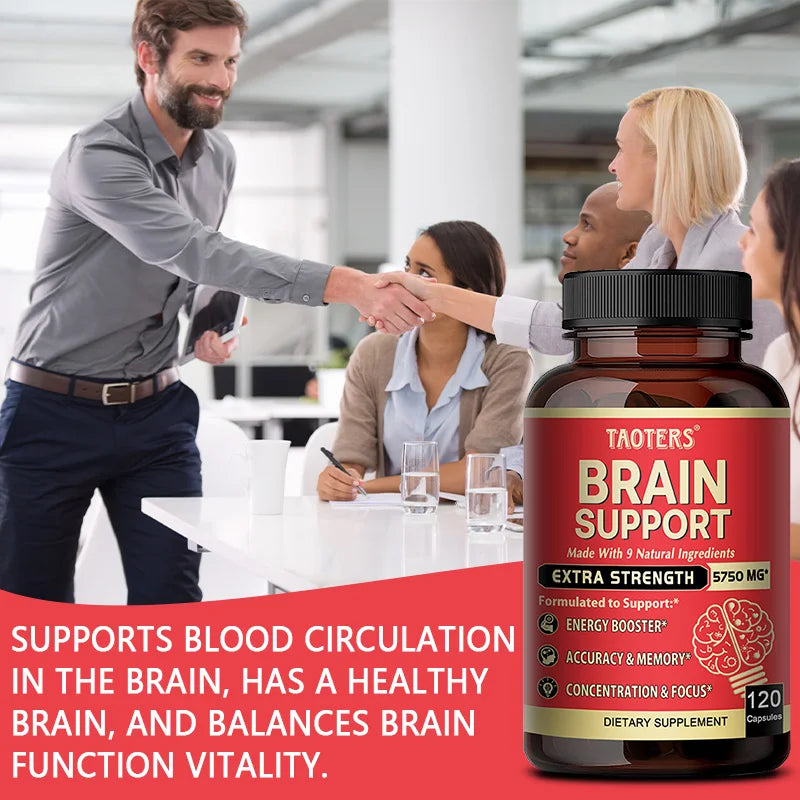 Advanced Nootropic Brain Capsules - Bacopa Monnieri, Support Memory Focus Cognition Mental Clarity & Daily Brain Performance