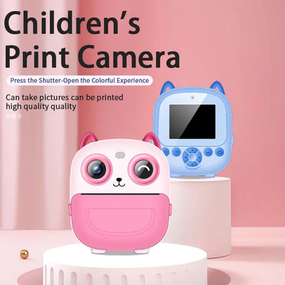 S5 Children HD Digital Camera Thermal Print Camera Photo Printing Camera HD Video For Kids Gift - Merit Sell