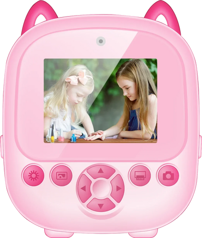 S5 Children HD Digital Camera Thermal Print Camera Photo Printing Camera HD Video For Kids Gift - Merit Sell