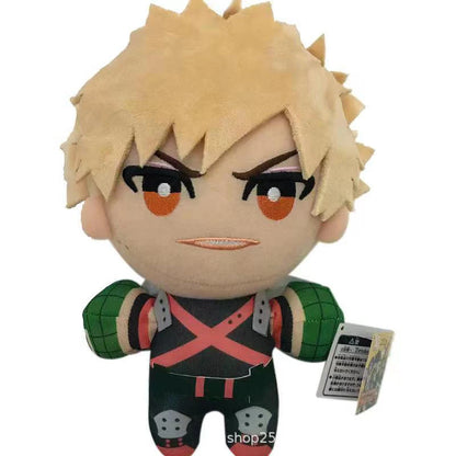 20cm Anime Plush Doll Toy Shoto Todoroki  Izuku Midoriya  Katsuki Bakugo Yuu Cute Soft Stuffed Pillow Gifts