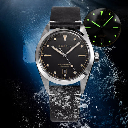 Baltany Explorer Homage Quartz Watch S4041 200m Waterproof Ronda 715li Movement 39MM Stainless Steel Retro Sports Men's Watches