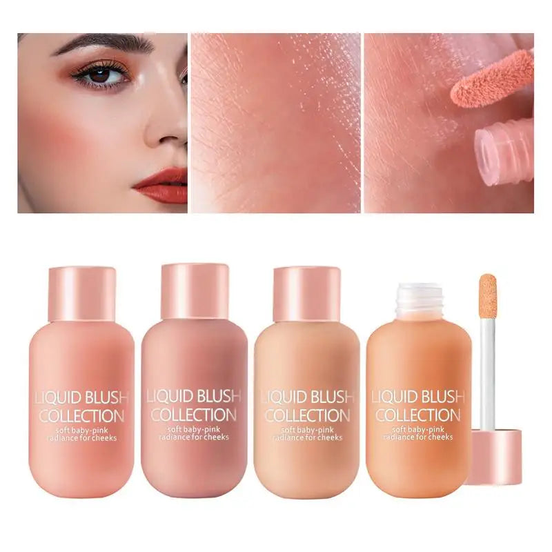 New Liquid Cheek Blush Facial Nourishing Blusher Gel Cream Multi-purpose For Eyes Lips Makeup Blush Stick Cosmetics