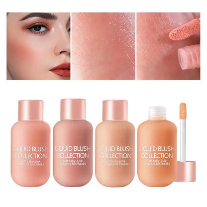 New Liquid Cheek Blush Facial Nourishing Blusher Gel Cream Multi-purpose For Eyes Lips Makeup Blush Stick Cosmetics