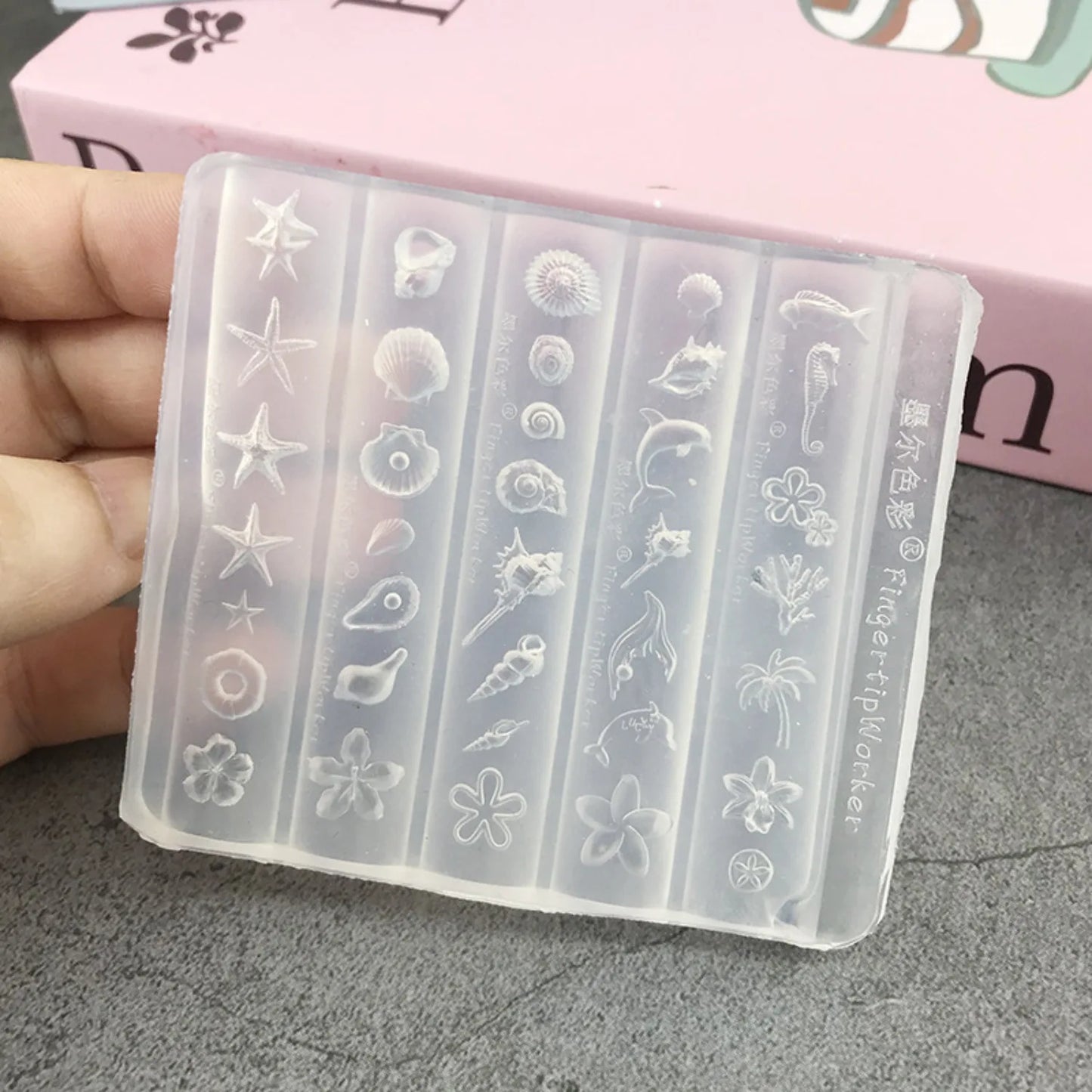 3D Bowknot Silicone Nail Mold Ballet Ribbon Tie Nail Charms Transparent Nails Template Carving Bowtie Manicure Stencil Tool